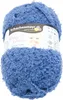 A ball of blue yarn with a label showing a baby's face. Anteprima dell’immagine prodotto