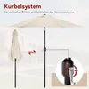 WOLTU Sonnenschirm, Strandschirm UV-beständig, 45° Produktbild-Vorschau 5