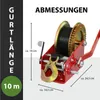 Gurtwinde 1600 kg Gurtlänge 10 m Gurtbreite 5 cm mit Produktbild-Vorschau 3