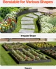 SucceBuy 6x bordi per aiuole da giardino 1016x152,4x1,5mm Anteprima dell’immagine prodotto 4