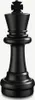 Ubergames - Schachfigur - König 64 cm - Schwarz - Geeignet Produktbild-Vorschau 1