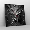 Wanduhr - Quadrat - Glasuhr - Drache Kreatur Waage - Produktbild-Vorschau 4