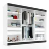Oravelle 200 cm Weiß 2, 3-türiger Kleiderschrank mit Produktbild-Vorschau 4