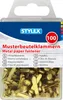 STYLEX Musterklammern - 19 mm - gold - 100er Schachtel Produktbild-Vorschau 1