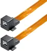 RJ45 Fensterdurchführung Flachkabel für Netzwerkkabel LAN Produktbild-Vorschau 3