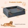 GOPLUS Orthopädisches Hundesofa, Hundebett mit seitlichem Produktbild-Vorschau 7