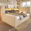 Divano letto Merax imbottito 90x200 con letto estraibile Anteprima dell’immagine prodotto 5