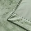 Samt Vorhang 2er Set Ösen Lindgrün 140x145 cm Verdunkelung  Produktbild-Vorschau 6