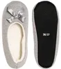 Pantofole da donna grigie - ballerine taglie 38-39 - suola Anteprima dell’immagine prodotto 2