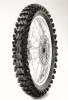 A close-up studio shot of a motorcycle tire. Produktbild-Vorschau