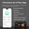 Batterie LiFePO4 12 V 100 Ah H190 DIN H8 avec Bluetooth, Voir les images du produit 4
