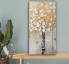 MuchoWow® - Leinwandbilder - Bäume - Aquarell - Kunst - Produktbild-Vorschau 4