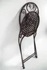 Kobolo Metallstuhl Gartenstuhl Vintage Stuhl aus Metall Produktbild-Vorschau 4