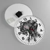 Wanduhr - Rund - Glasuhr - Bär Tier - 30x30cm - Produktbild-Vorschau 2
