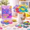 Bastelset Kinder Blumenstrauß DIY – Kreativset mit 8 Produktbild-Vorschau 1