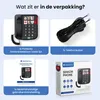Protectly® Kabelgebundenes Seniorentelefon – SOS-Taste, Produktbild-Vorschau 13