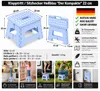 Klapphocker, Klapptritt 22 cm für Kinder faltbar bis 150 kg Produktbild-Vorschau 2