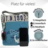 Sunsa Damen Umhängetasche. kleine Leinwand/Canvas Tasche. Produktbild-Vorschau 9