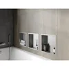 A modern bathroom with a bathtub and built-in shelves. Náhled obrázku produktu