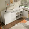 Flieks Kommode Wohnzimmerschrank mit LED, Sideboard mit 4 Produktbild-Vorschau 3