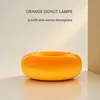 Moderne Donut Lampe, Glas Wandlampe 30cm, Atmosphärenlicht, Produktbild-Vorschau 2