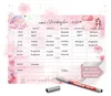 Einhorn Unicorn Stundenplan abwischbar - Inkl. Stift - Produktbild-Vorschau 1