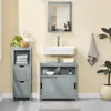 SoBuy FRG128-SG Waschbeckenunterschrank Badmöbel Badschrank Produktbild-Vorschau 2