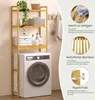 EUGAD Badregal Waschmaschinenregal Toilettenregal aus Produktbild-Vorschau 4
