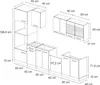 Vicco Küchenzeile R-Line, 300 cm mit Hochschrank, ohne Produktbild-Vorschau 2