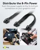 Goobay Netzteil-Kabel 8-Pin-Stecker auf Dual 6+2-Stecker Produktbild-Vorschau 6