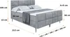 ALTDECOR Boxspringbett mit Schwarz Füßen, Matratze und Produktbild-Vorschau 6