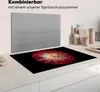 KitchenYeah© Herdabdeckplatte Blumen - Rot - Frühling , Produktbild-Vorschau 3