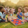 Relaxdays Wurfspiel 2 in 1, Cornhole & Tic Tac Toe, 10 Bean Produktbild-Vorschau 7