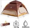 Automatik- Campingzelt Pop-Up Zelt 3-4 Personen 2 in 1 Produktbild-Vorschau 5