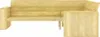 vidaXL Banc d'angle de jardin 239 cm Bois de pin imprégné Voir les images du produit 1