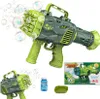 Seifenblasen Pistole Dinosaurier Bazooka 32 Löcher Produktbild-Vorschau 1