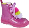 Garvalin Gliter Schnürstiefel Rosa Produktbild-Vorschau 3