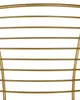 BELIANI Zestaw 2 krzeseł złotych metalowych z czarnymi Podgląd zdjęcia produktu 8