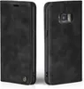 Two views of a black flip phone case. Produktbild-Vorschau