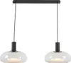 Dieter Knoll Hängeleuchte Modern Metall Glas Schwarz Produktbild-Vorschau 1