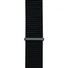 A black nylon watch strap with a dark gray buckle is shown against a white background. Produktbild-Vorschau
