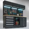 Werkstatteinrichtung PREMIUM Eichenplatte mit Kühlschrank – Produktbild-Vorschau 3