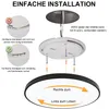 38W LED Deckenleuchte Dimmbar 3 Farbtemperaturen Produktbild-Vorschau 7