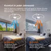 OSRAM LED-Deckenventilator Schwarz/Holzdekor, 116,8 cm ⌀, Produktbild-Vorschau 6