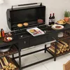 LZQ Edelstahl Grillplatte 30x45x4 cm, Gleichmäßige Produktbild-Vorschau 12