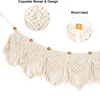 Makramee Wandbehang Boho Deko, Woven Wanddeko Wandteppich, Produktbild-Vorschau 2