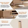 Meuble TV à Double Porte Avec Espace De Rangement Ouvert, Voir les images du produit 7
