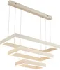 LED Pendelleuchte Hängelampe 6053FX-BS Rechteck weiß mit Produktbild-Vorschau 8