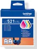 Brother LC521 Value Pack - 4er-Pack - Schwarz, Gelb, Cyan, Voir les images du produit 3
