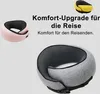 Collage of travel neck pillows with text overlay. Produktbild-Vorschau